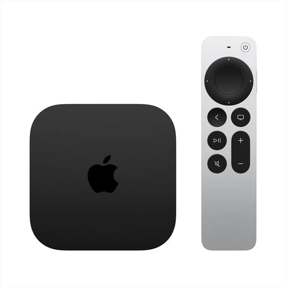 APPLE - TV 4K WI-FI CON 64GB DI ARCHIVIAZIONE-Nero, Argento