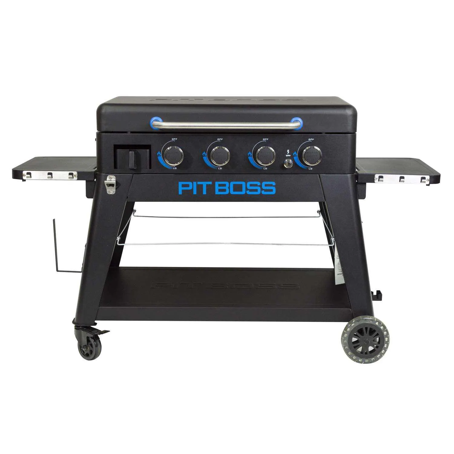 Pit Boss Ultimate 4 Burner Liquid Propane Outdoor Griddle Black