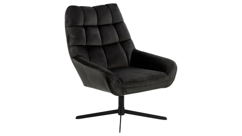 PARIS-nojatuoli Vic-kangas, harmaa/ruskea