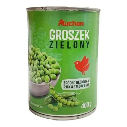 Auchan - Groszek konserwowy