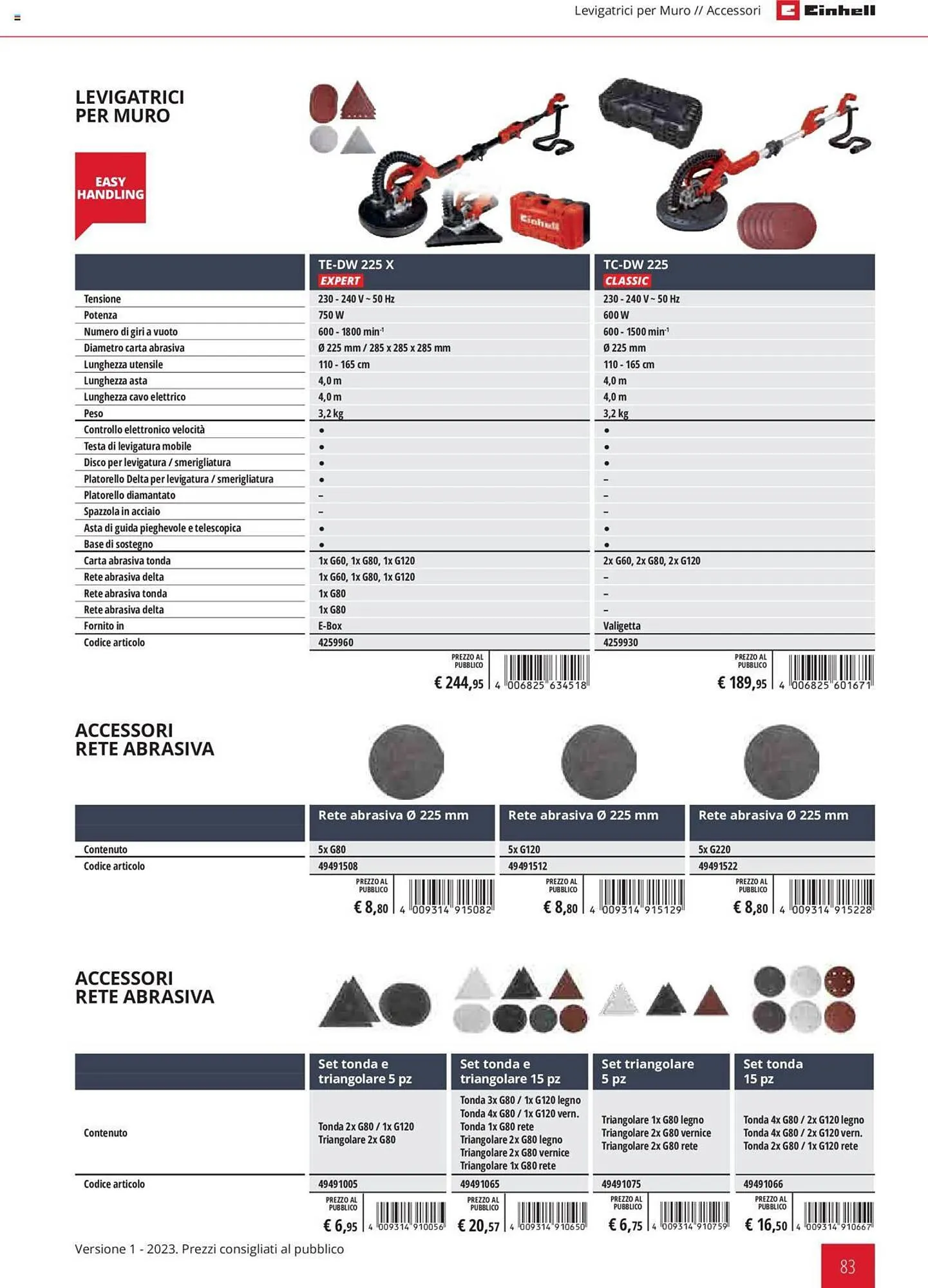 Volantino Einhell da 1 febbraio a 31 dicembre di 2023 - Pagina del volantino 83
