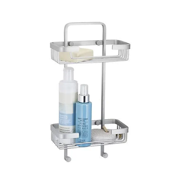 Tatay Ice Collection Aluminium Double Basket Shower Caddy