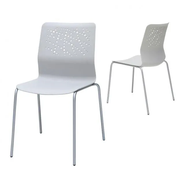 URBAN BLOCK 20 - asiento polipropileno gris