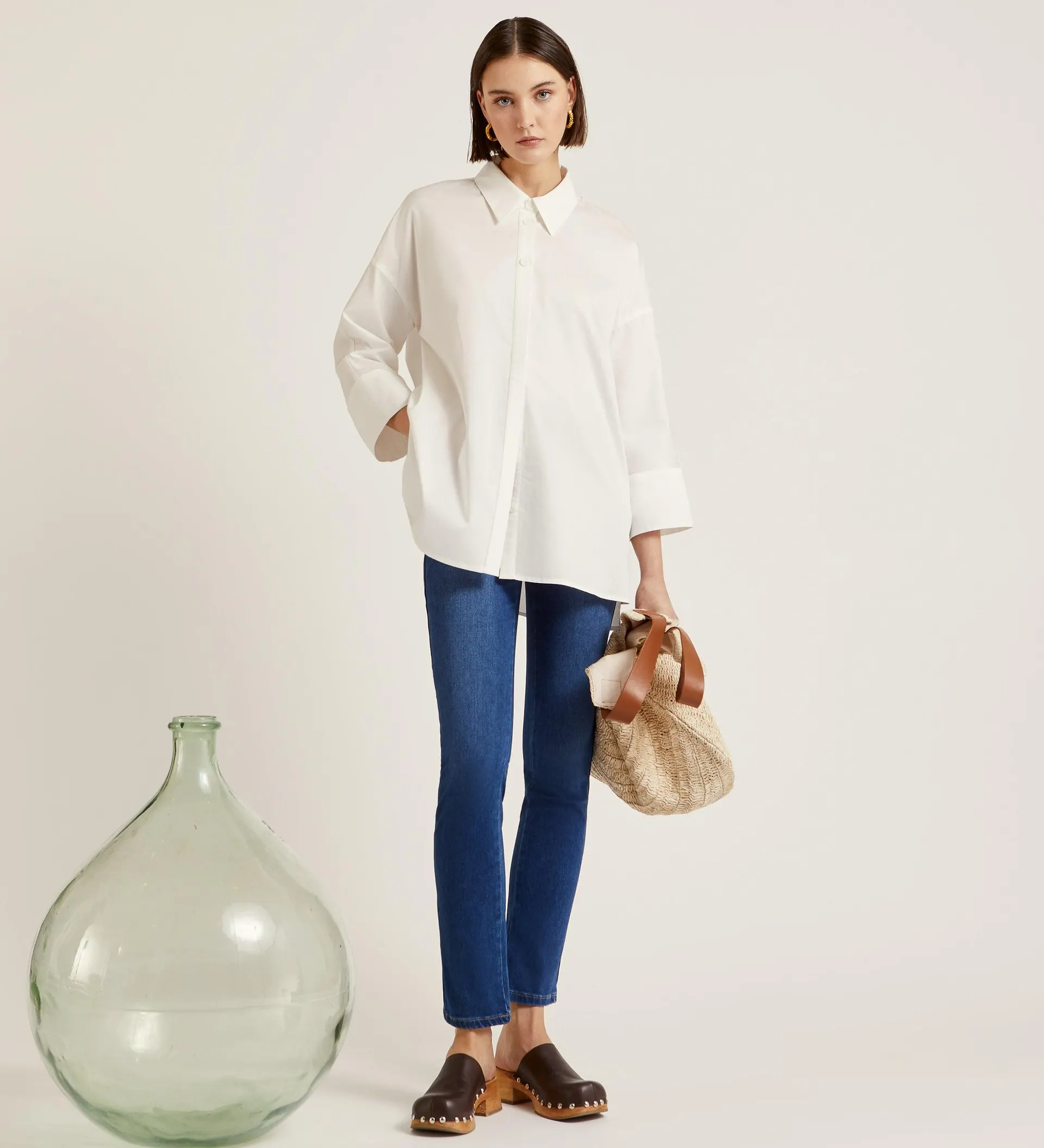 Camisa algodon oversize