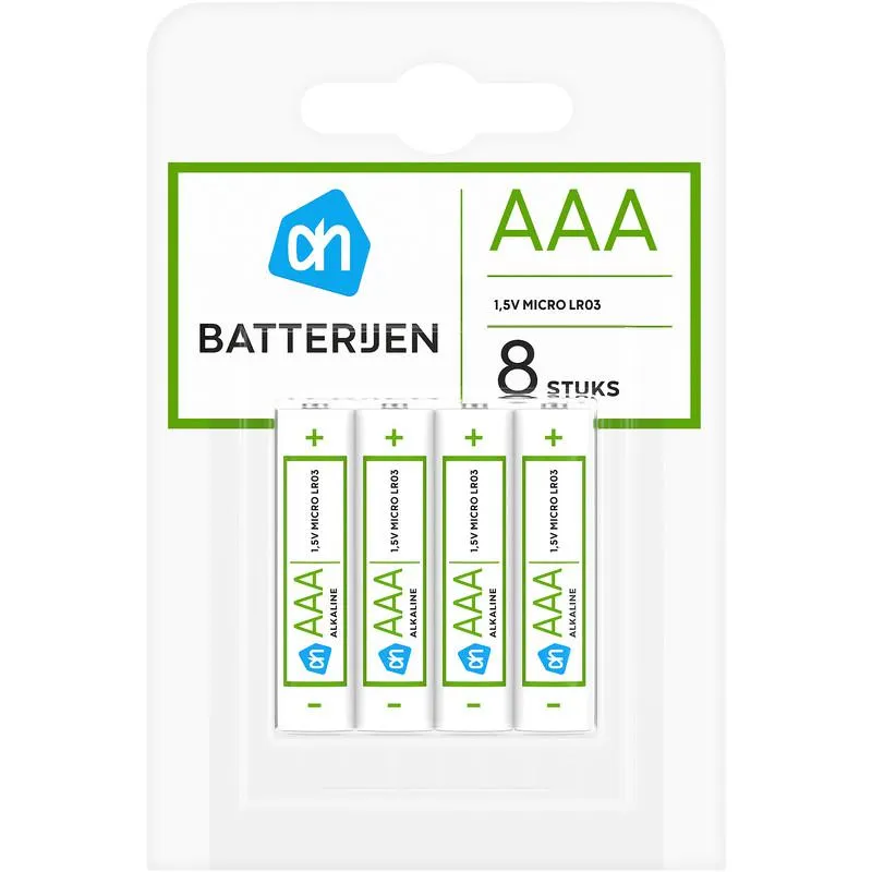AH AAA 1,5 volt batterijen