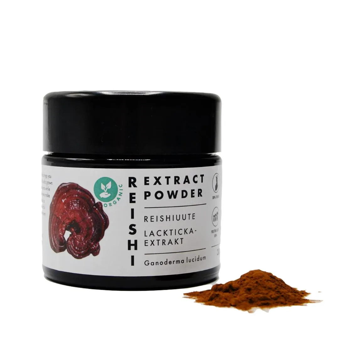 Reishiuutejauhe, 30 g, Kääpä Mushrooms