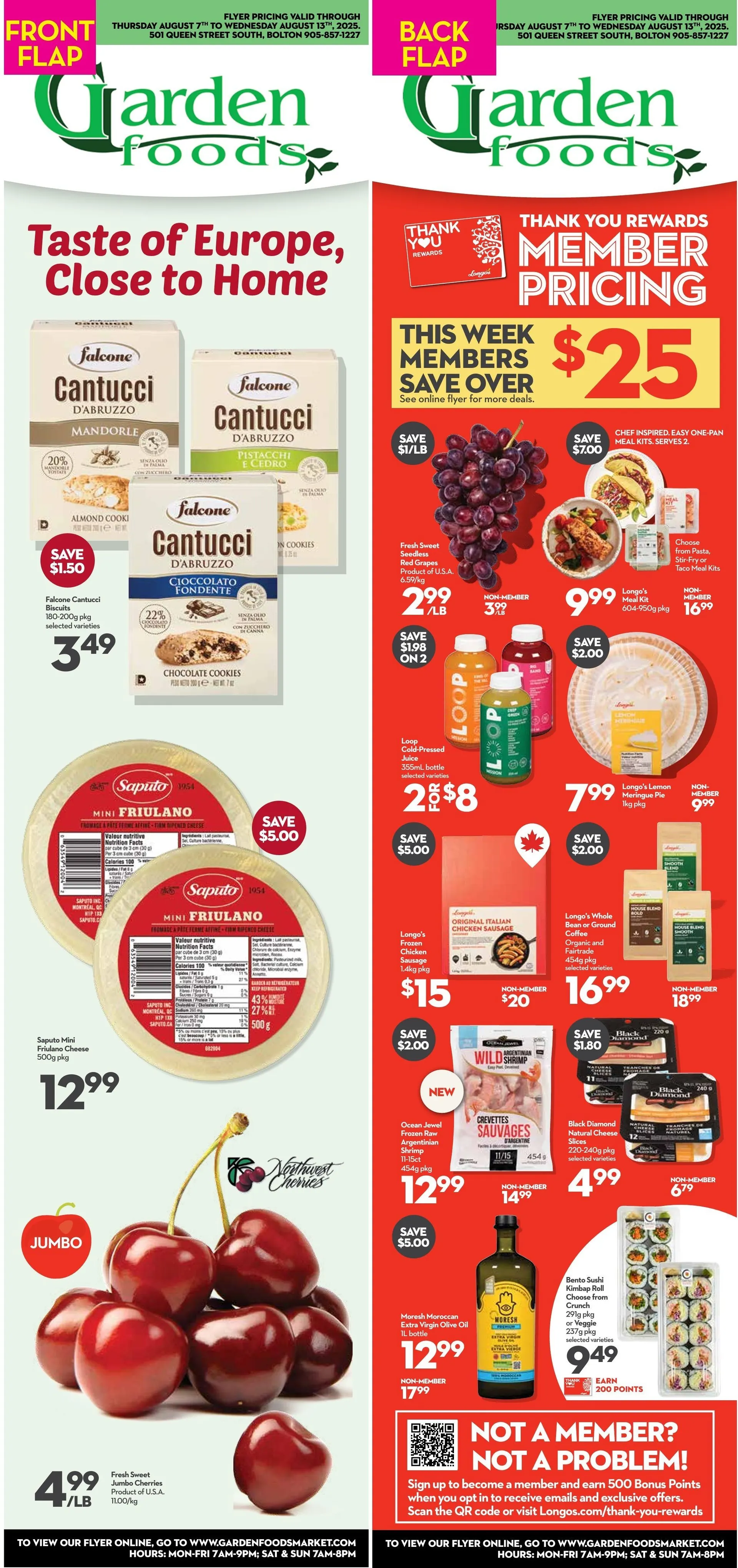 Garden Foods flyers from August 7 to August 13 2025 - flyer page 1