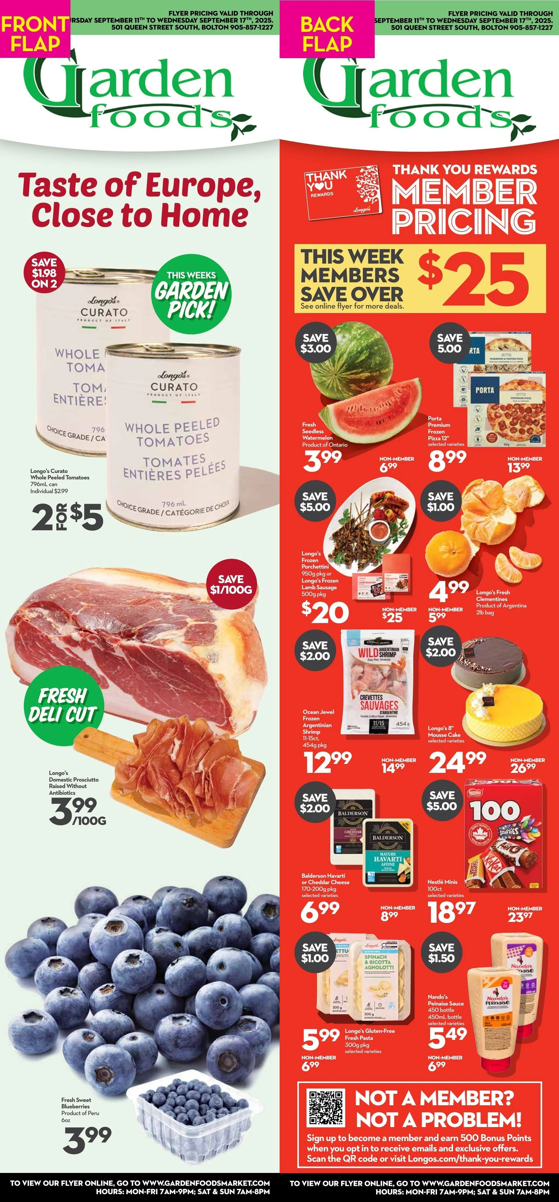 Garden Foods flyers from September 11 to September 17 2025 - flyer page 1