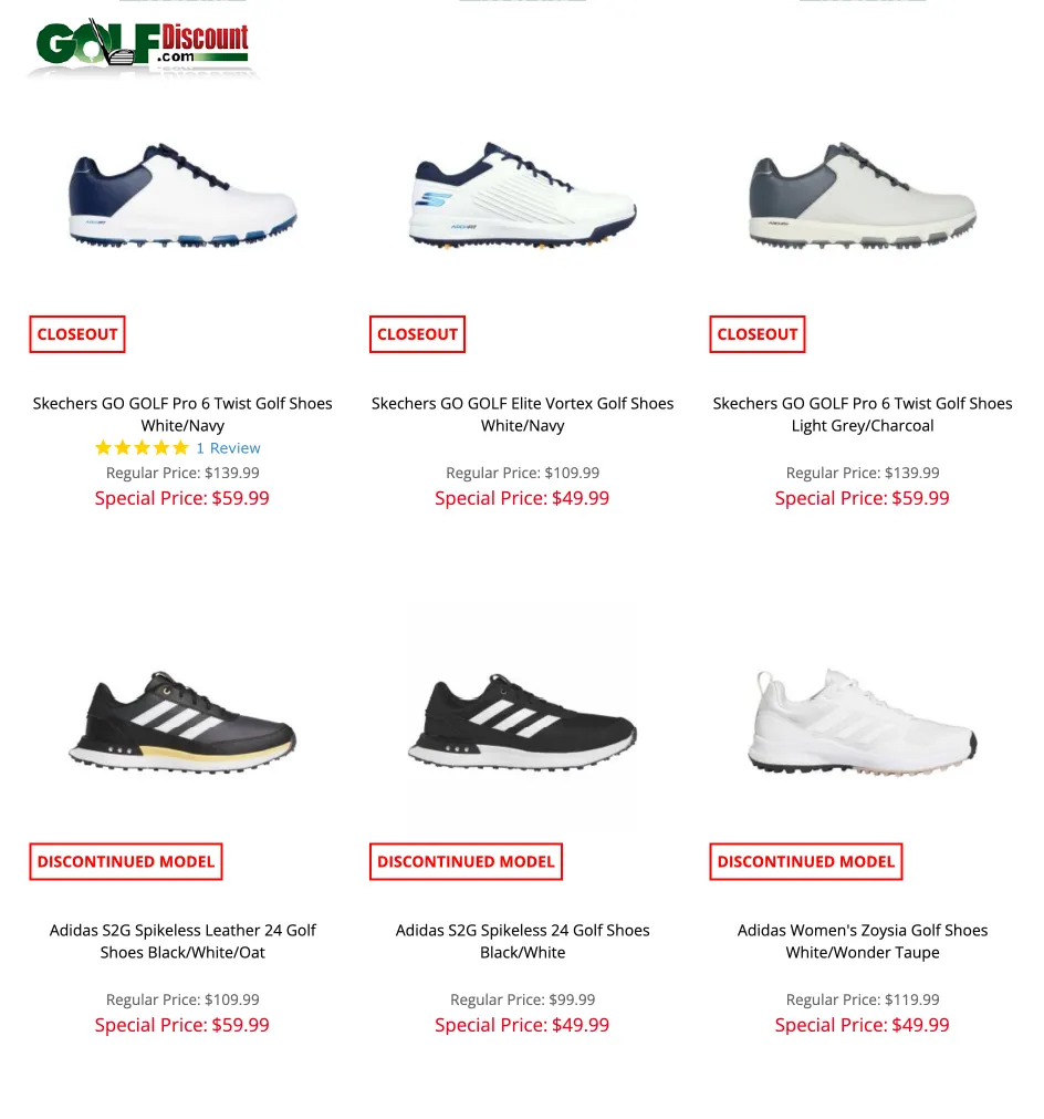 Weekly ad Golf Discount sales from January 1 to January 31 2025 - Page 