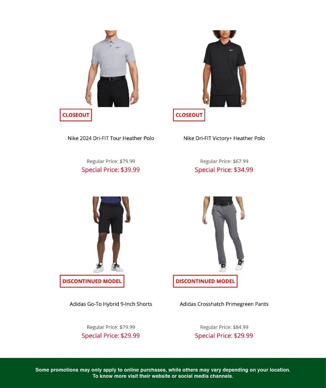 Weekly ad Golf Discount Sales from April 1 to April 30 2025 - Page 2