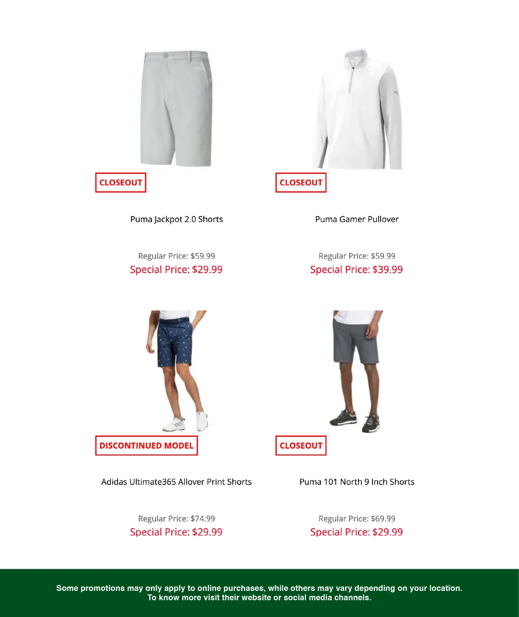 Weekly ad Golf Discount Sales from April 1 to April 30 2025 - Page 3