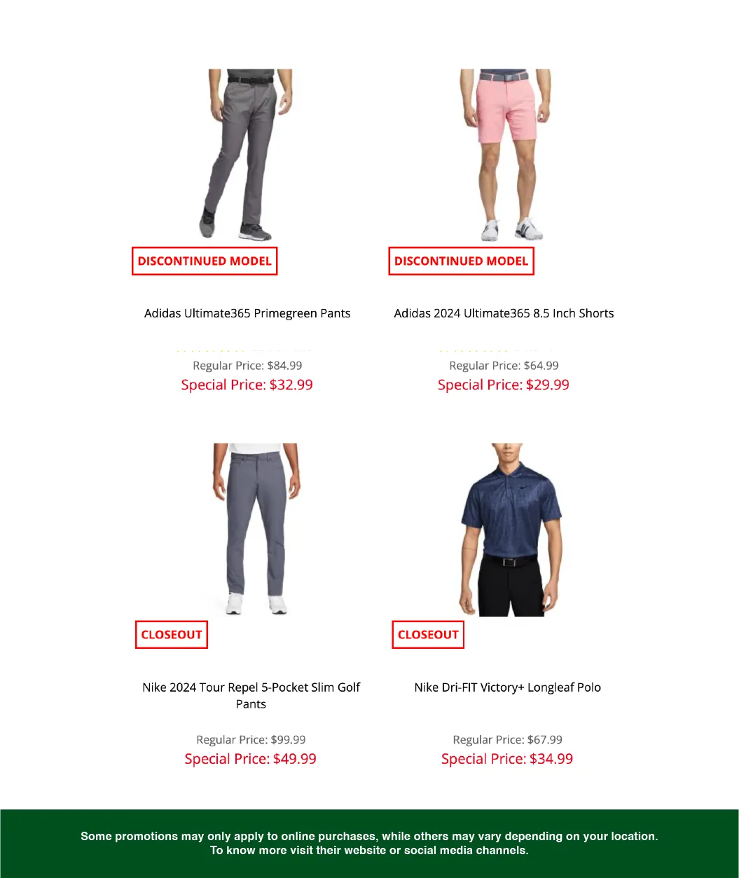 Weekly ad Golf Discount Sales from April 1 to April 30 2025 - Page 4