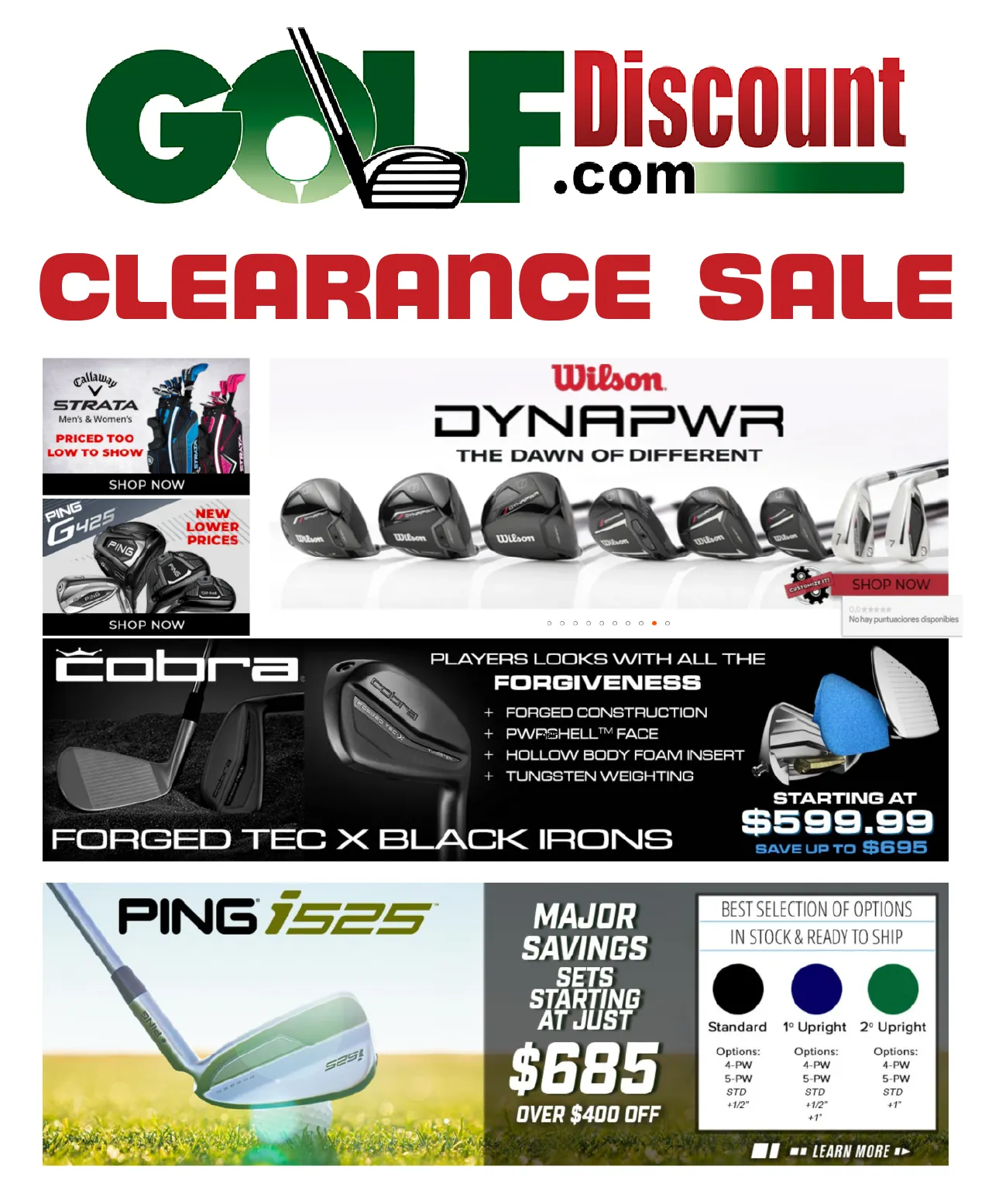 Weekly ad Golf Discount Sales from April 1 to April 30 2025 - Page 