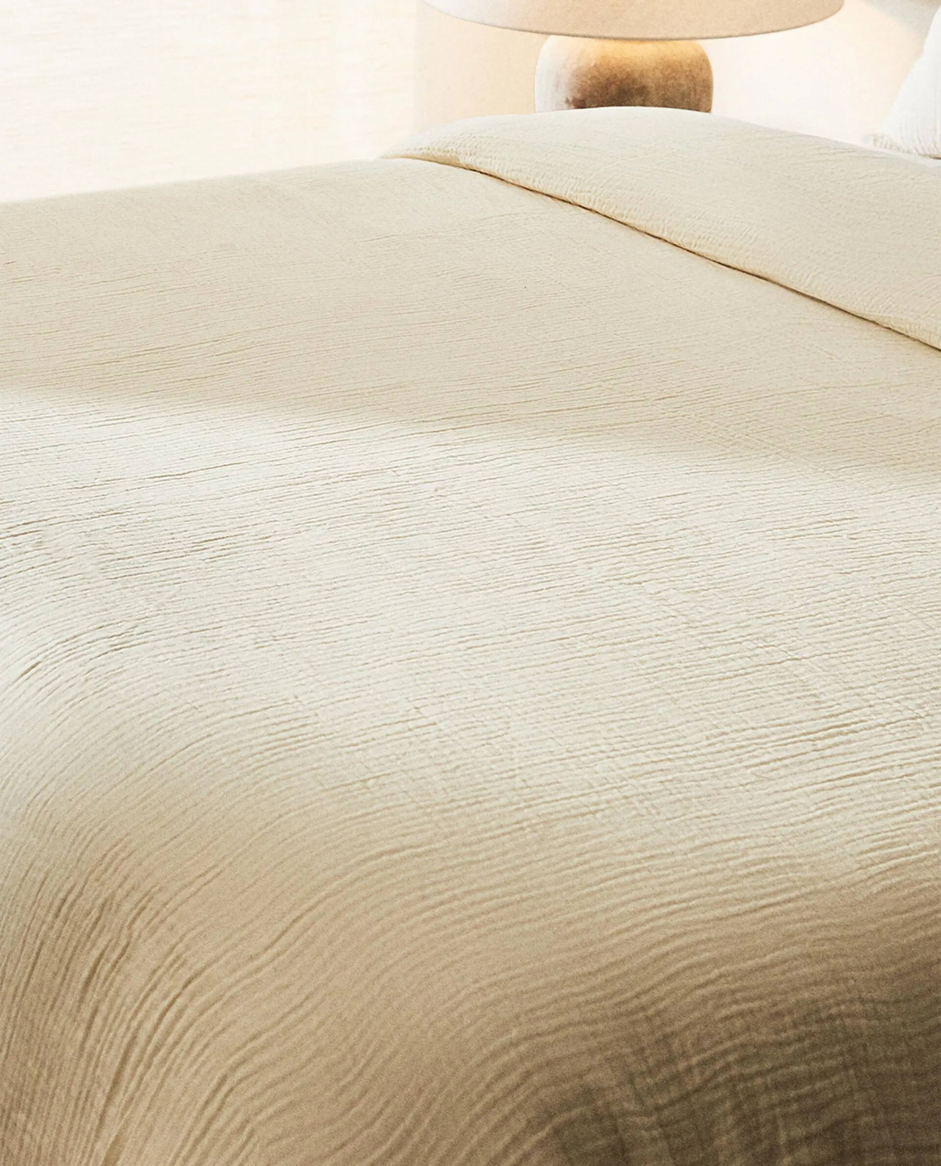 BETTBEZUG AUS BAUMWOLLGAZE