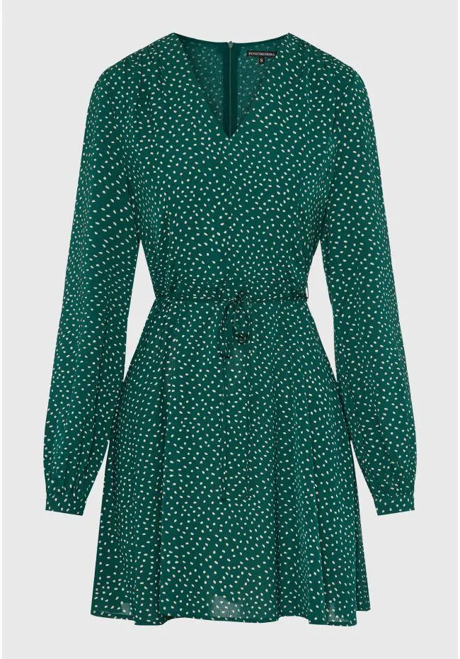 Εμπριμέ μίνι φόρεμα