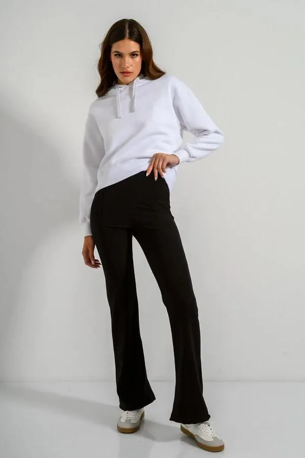 Ριπ flared παντελόνα