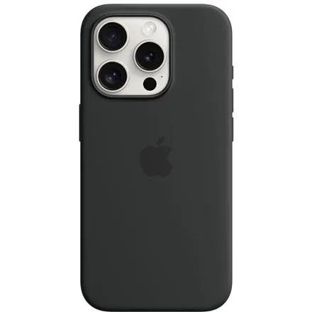 Apple iPhone 15 Pro Silicone Case Black