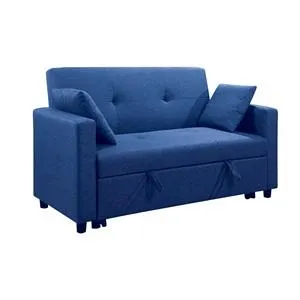IMOLA Sofa-Bed 2-Seater / Fabric Blue