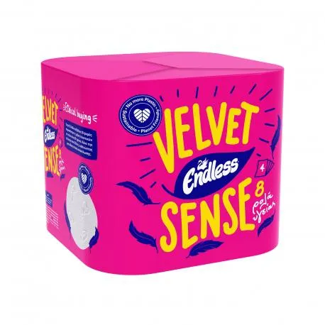Endless ρολό χαρτί υγείας 8 τεμαχίων earth velvet sense 4φυλλο (8x105g)