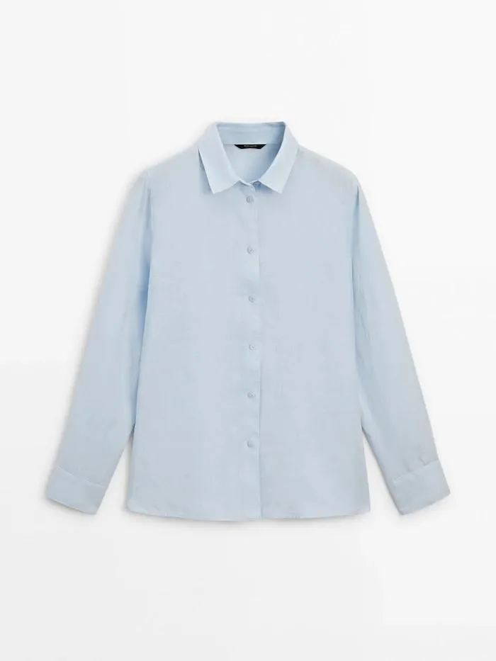 100% linen shirt