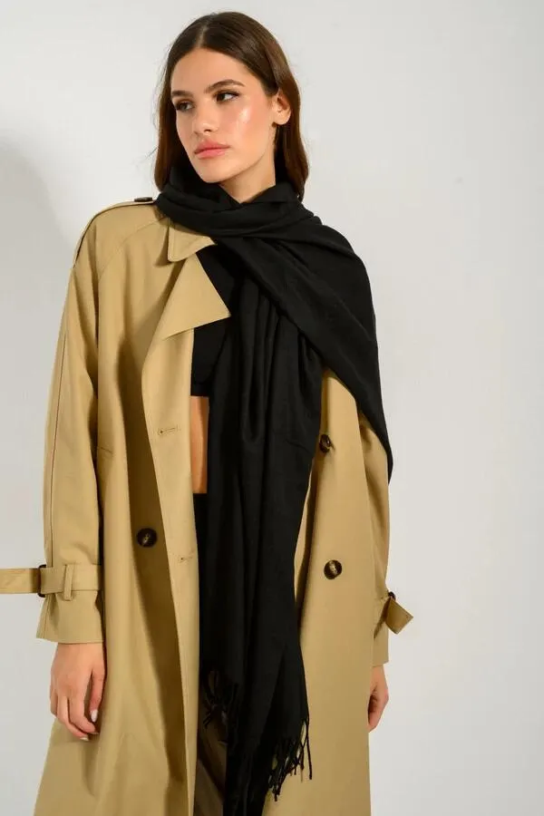 Κασκόλ με κρόσια