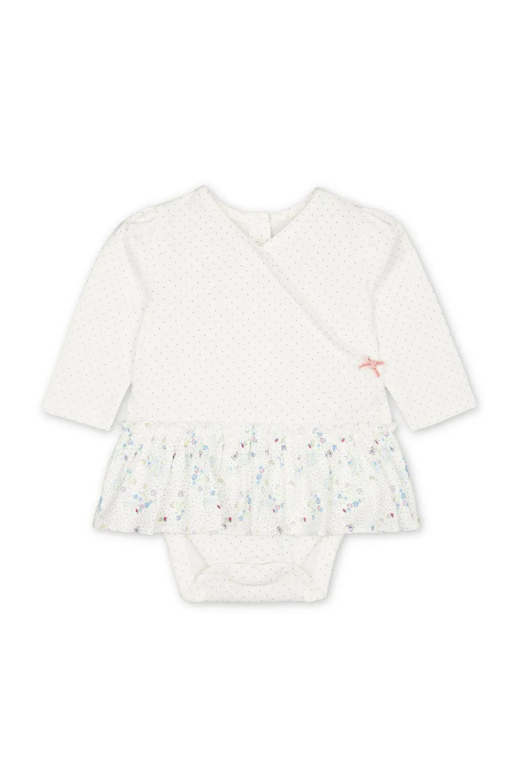 κορμάκι bee happy με εφέ φορέματος