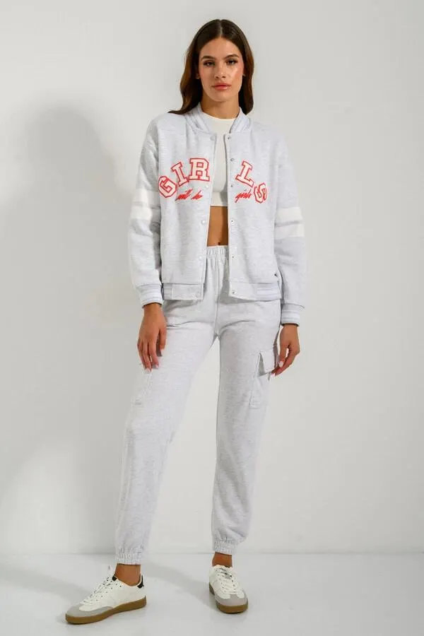 College ζακέτα με τύπωμα