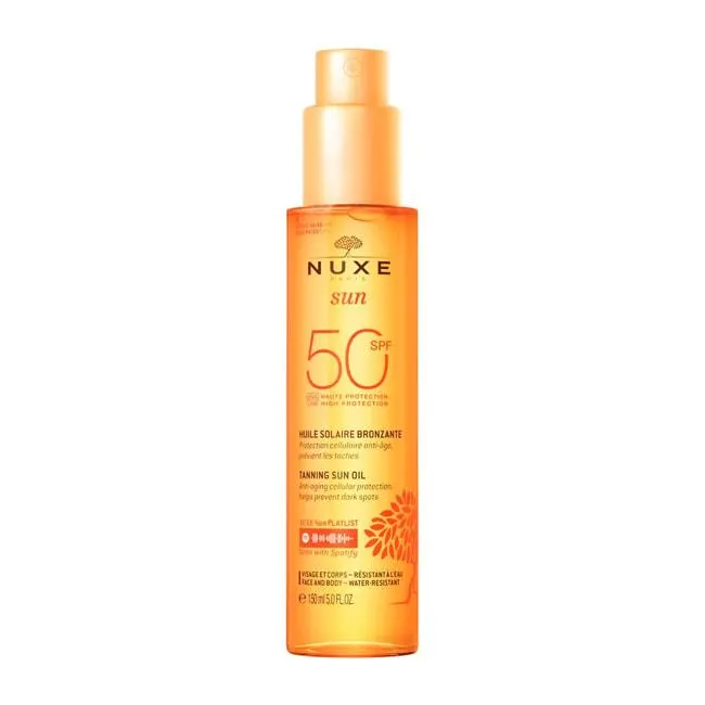 Sun Tanning Oil- Λάδι Μαυρίσματος για Πρόσωπο & Σώμα SPF50