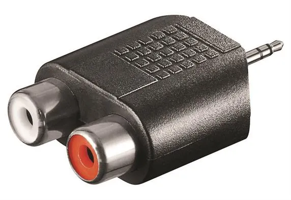 Καρφί 3.5 Stereo σε 2 Rca Αρσενικά Kina