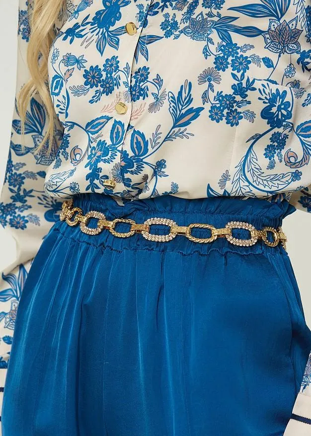 Ζώνη αλυσίδα με στρας και σφυρήλατα στοιχεία