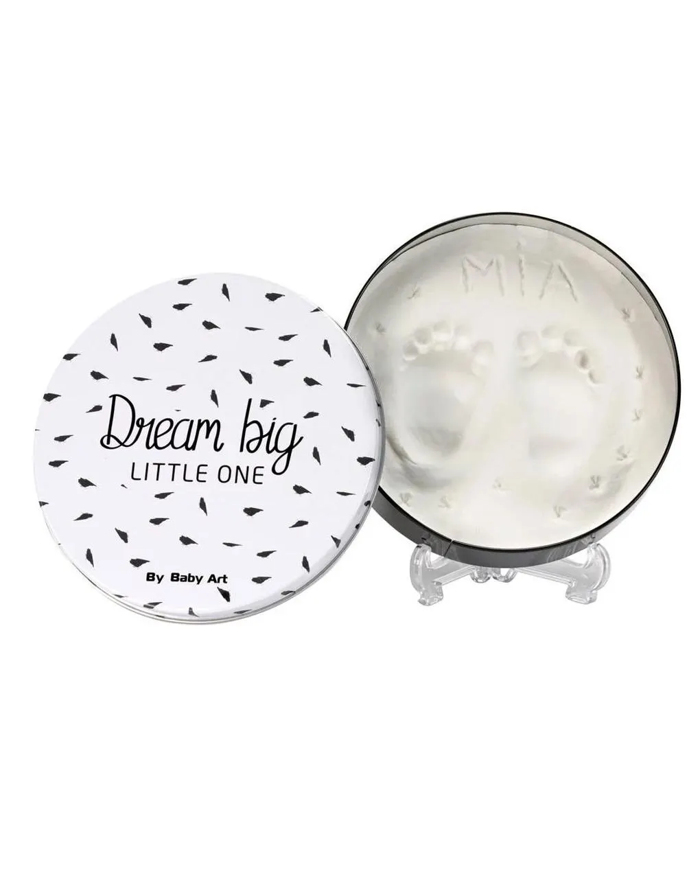 Baby art κουτί για αποτύπωμα magic box black&white