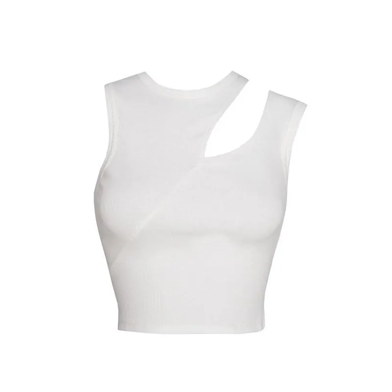 Sugarfree Γυναικείο Αμάνικο Τοπ με Άνοιγμα στον Ώμο