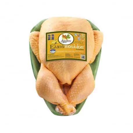 Αγγελάκης κοτόπουλο ολόκληρο νωπό τυποποιημένο ελαιοπουλάκι