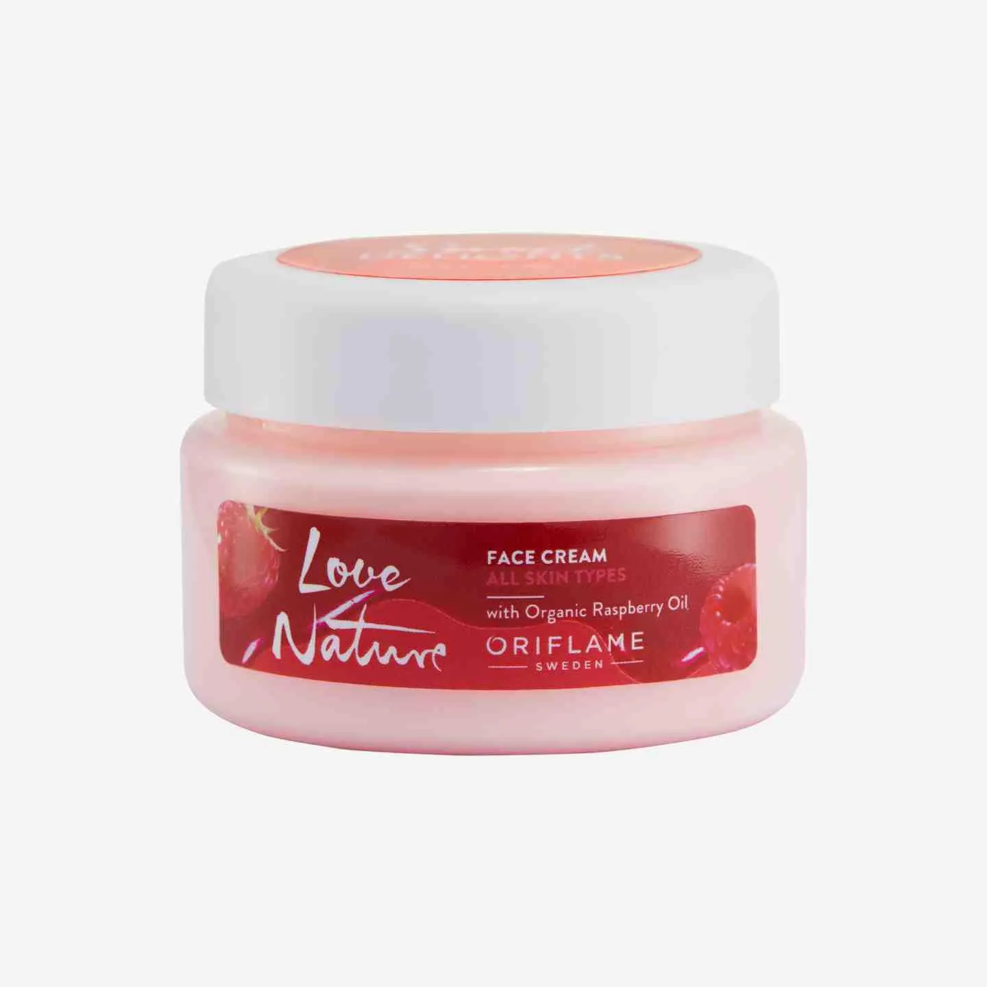 Love Nature Sweet Delights Organik Ahududu Yağı Özlü Yüz Kremi