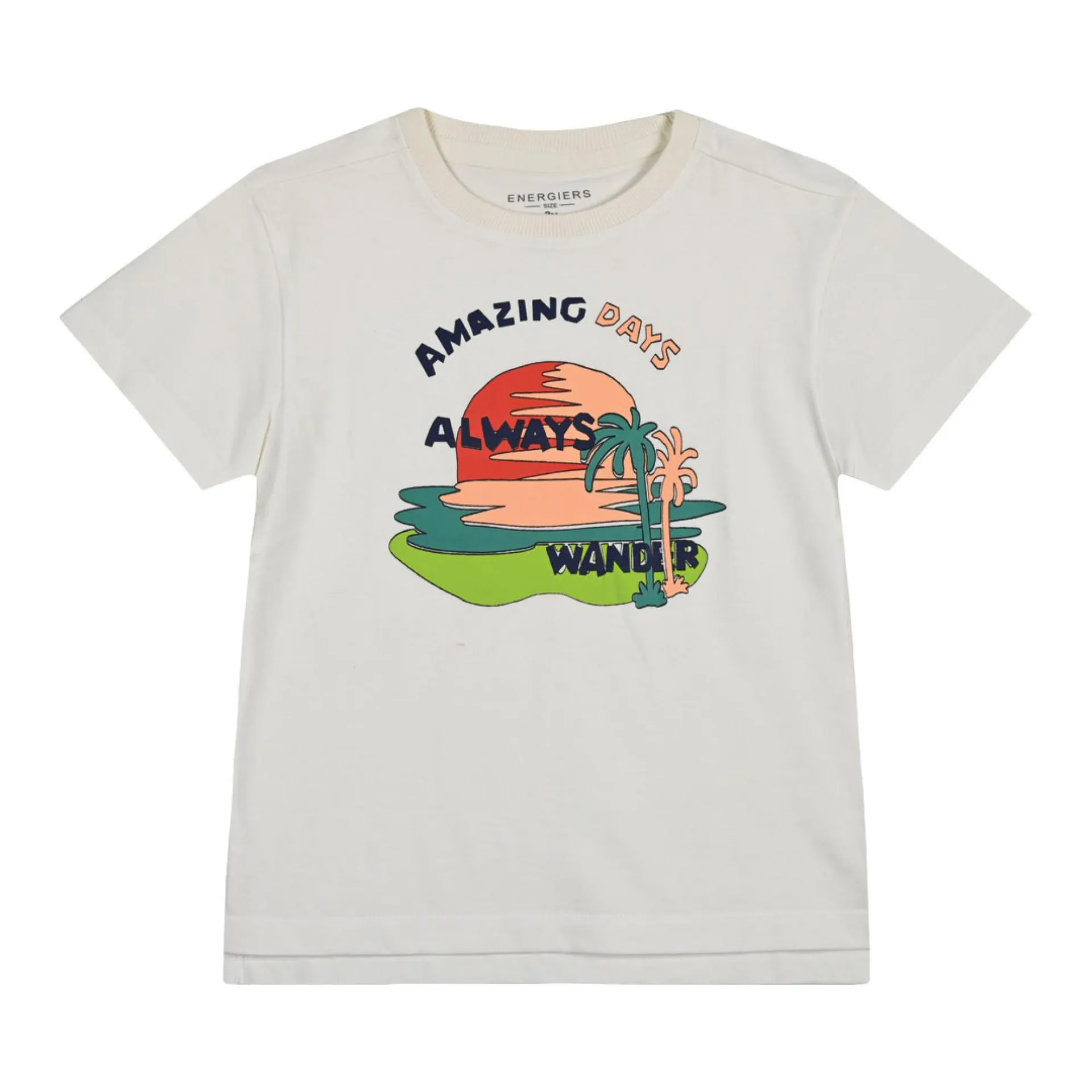 Κοντομάνικη μπλούζα με τύπωμα για αγόρι | ΕΚΡΟΥ