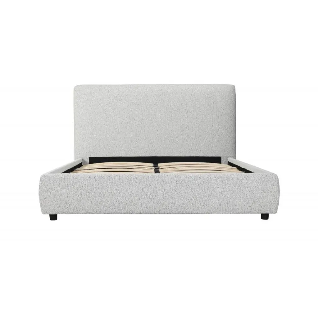 AVERY Κρεβάτι διπλό 221,5X180X116εκ.(MATTRESS 160X200) Γκρι