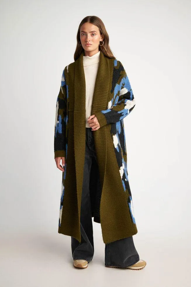 Ζακέτα πλεκτή με μοτίβα - Multicolor