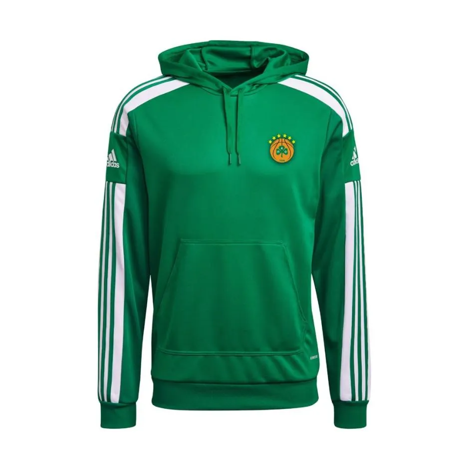 Panathinaikos BC x adidas Squadra 21 Πράσινο - Ανδρική Μπλούζα Φούτερ ΠΑΟ