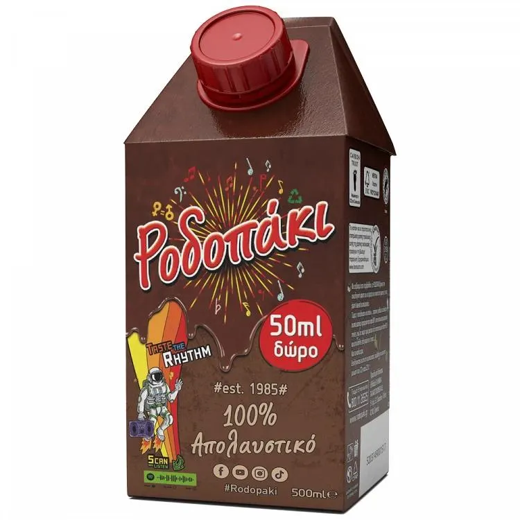 Ροδοπάκι Γάλα Κακάο 1,7% Λιπαρά 500ml Δώρο 50ml