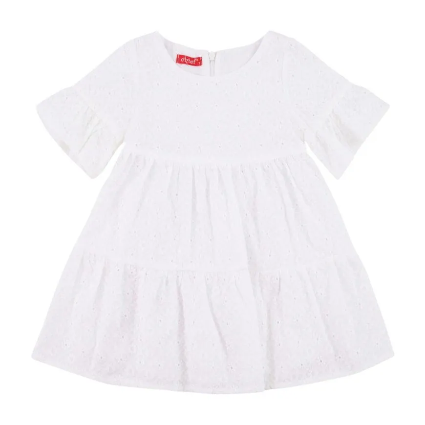 Καλοκαιρινό φόρεμα για κορίτσι μπεμπέ σε λευκό χρώμα -41.6506