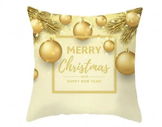 Χριστουγεννιάτικο Μαξιλάρι Τυπωτό με Λαμπάκια 323