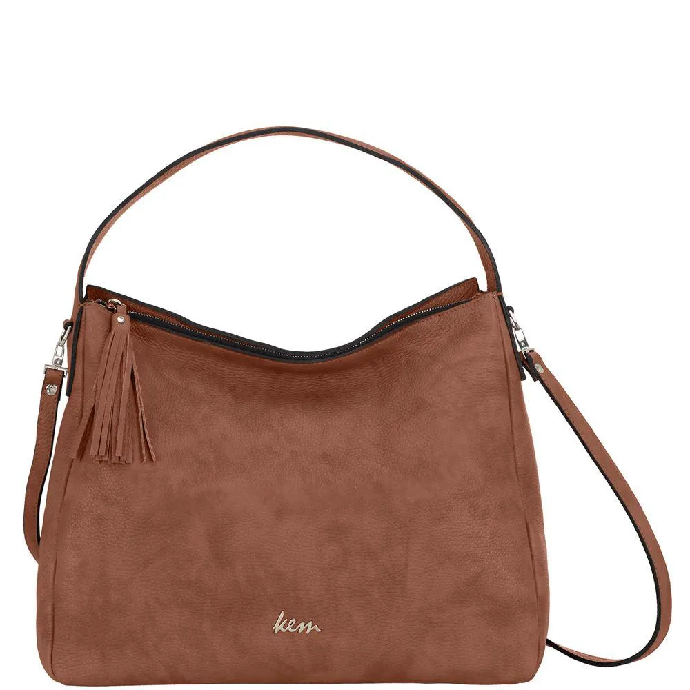 Τσάντα ώμου Olivia σε δέρμα Softy