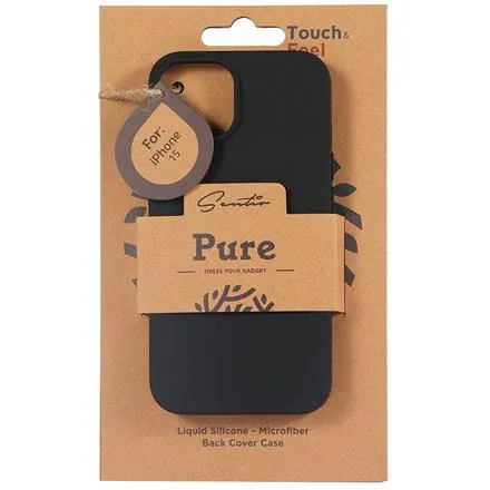 Sentio Θήκη Για για iPhone 15 Pure Black