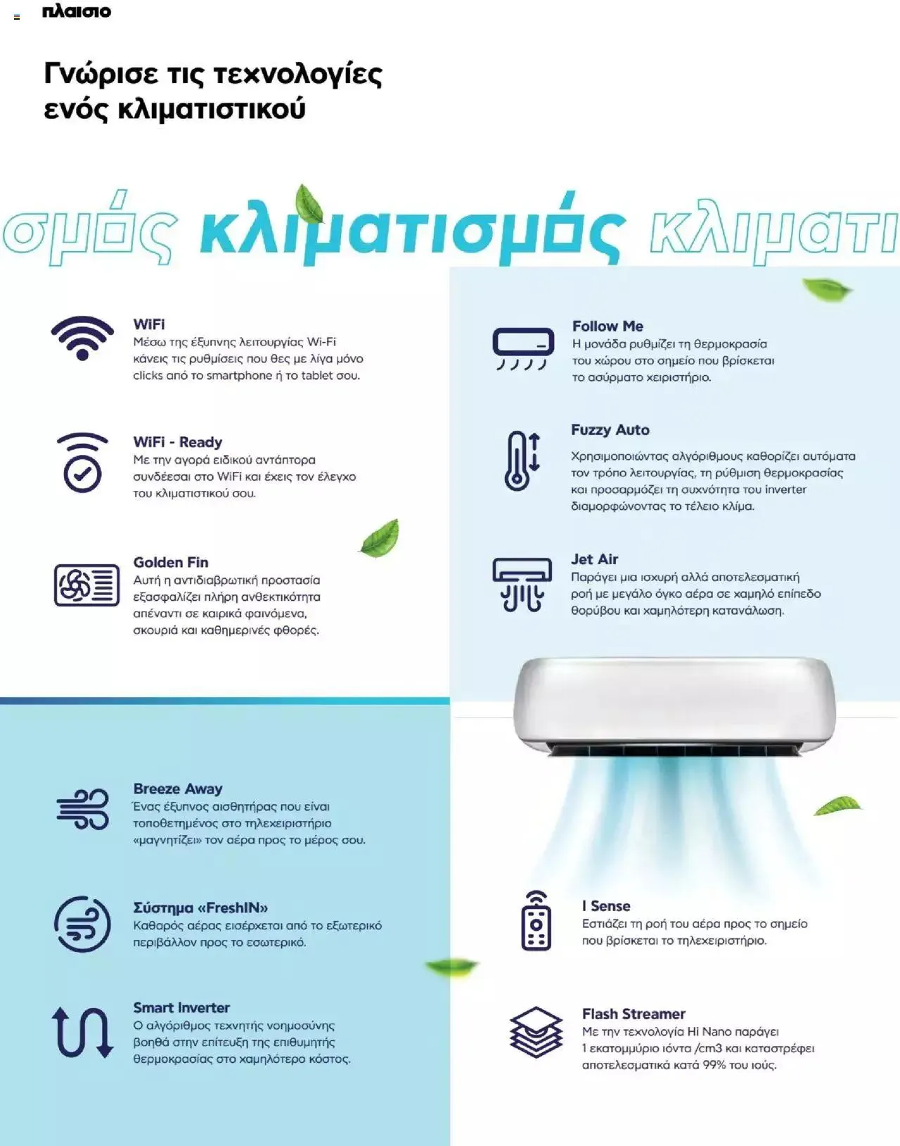 Φυλλάδιο προσφορών Πλαισιο - Καλωσήρθες στην φάση που η φάση είναι κλιματισμός νέας γενιάς από 12 Μαΐου έως 26 Μαΐου 2024 - Σελίδα 8