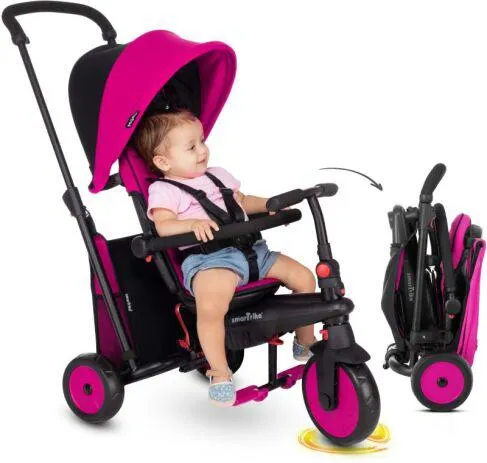 Smart Trike Τρίκυκλο STR3 6 in 1 Folding Pink (5021233)
