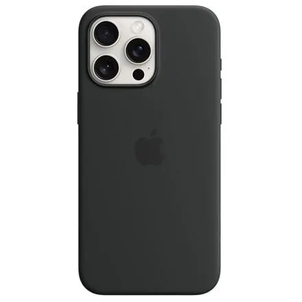 Apple iPhone 15 Pro Max Silicone Case Black