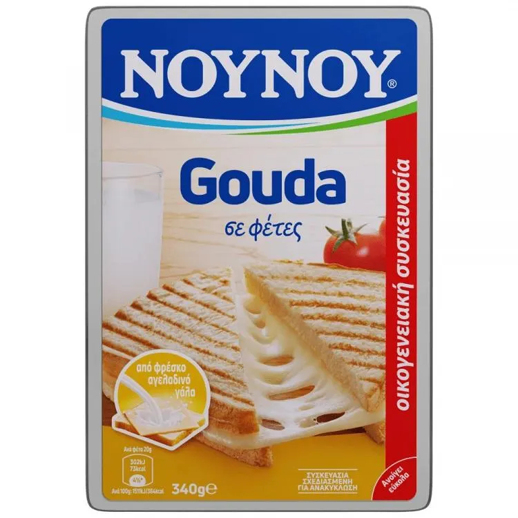 ΝΟΥΝΟΥ Gouda Φέτες 340gr
