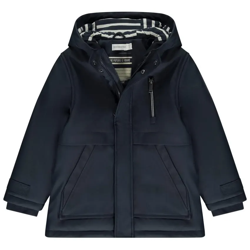 Parka gomme ταπετσαρισμένο σε στυλ κερωμένο για αγόρι