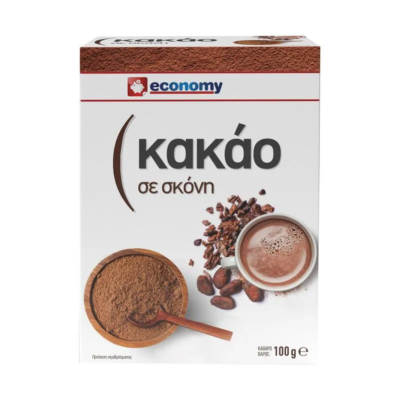 ECONOMY Κακάο Σκόνη 100γρ
