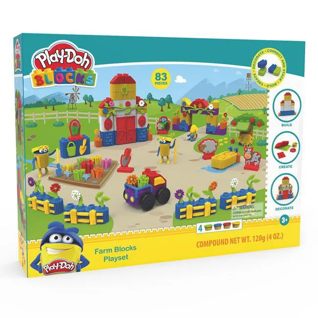 DOH Σετ Πλαστελίνη & Τουβλάκια Φάρμα